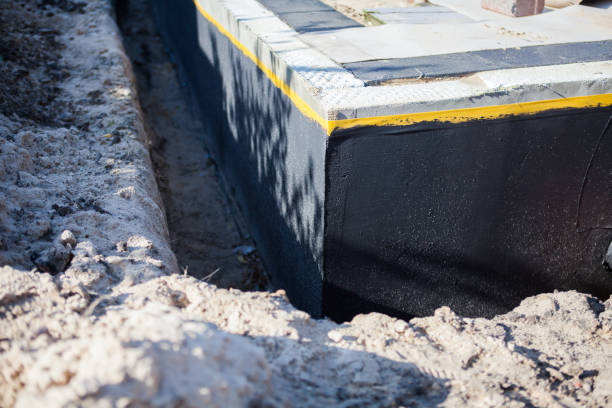 Residential Exterior Waterproofing installation at a Waldron, MI home by SJ Waterproofing Pros